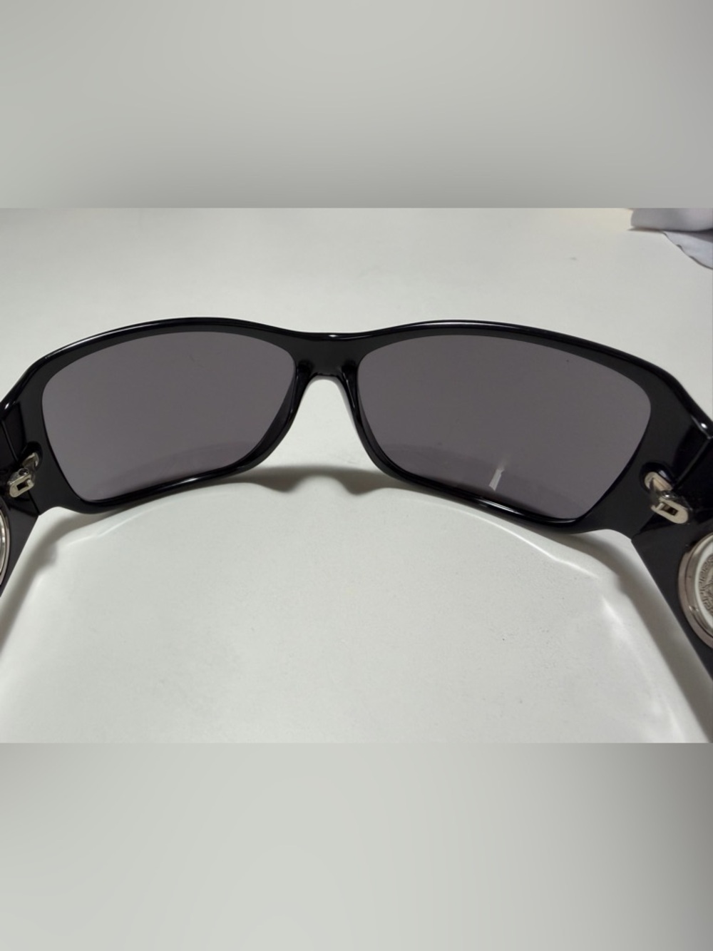 Authentic Versace 4105 Both sides Medusa Emblems Wrap Black Sunglasses - Picture 6 of 12